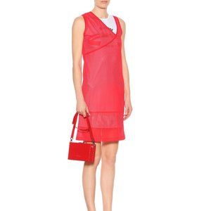 Helmut Lang Red Mesh Mini Dress - Red layer only!
